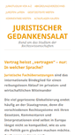 Mobile Screenshot of juristischer-gedankensalat.de